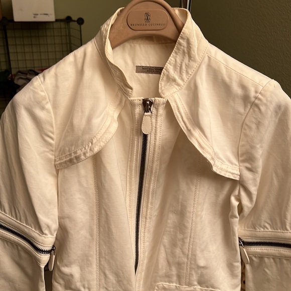 BOTTEGA VENETA JACKET | WOMENS SIZE 40. Mint condition. Very stylish. Off white - Picture 3 of 7